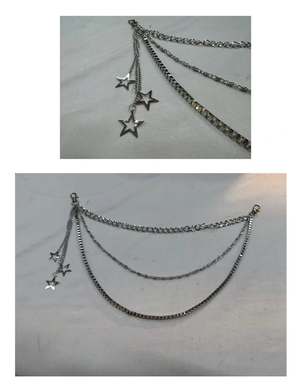 Stars Bag/wallet multi-layer chain 14”